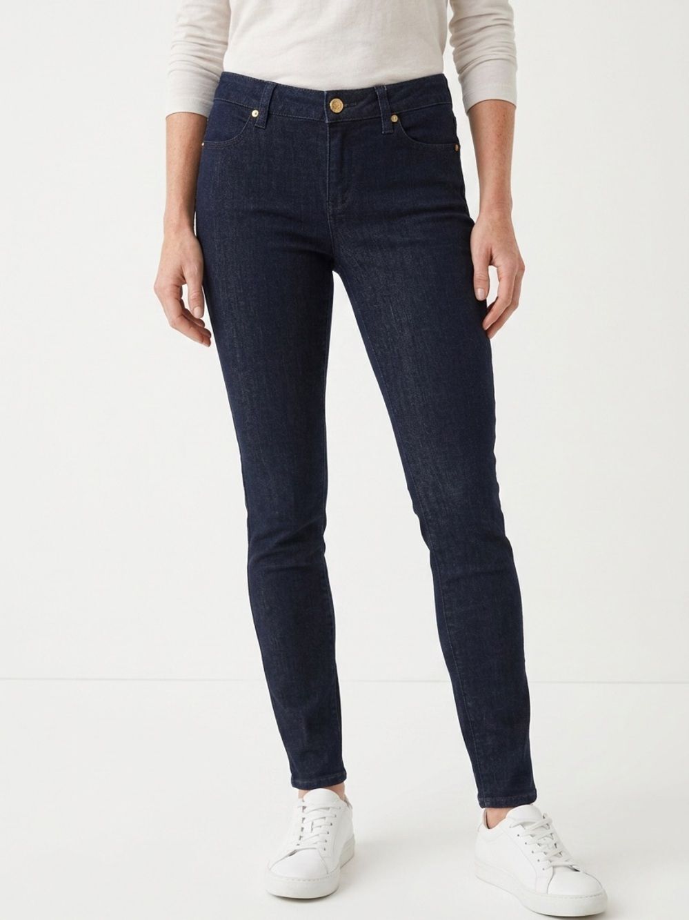 TORY BURCH | Dark Blue Mid-Rise Skinny Jeans Women’s Size 28 (6)